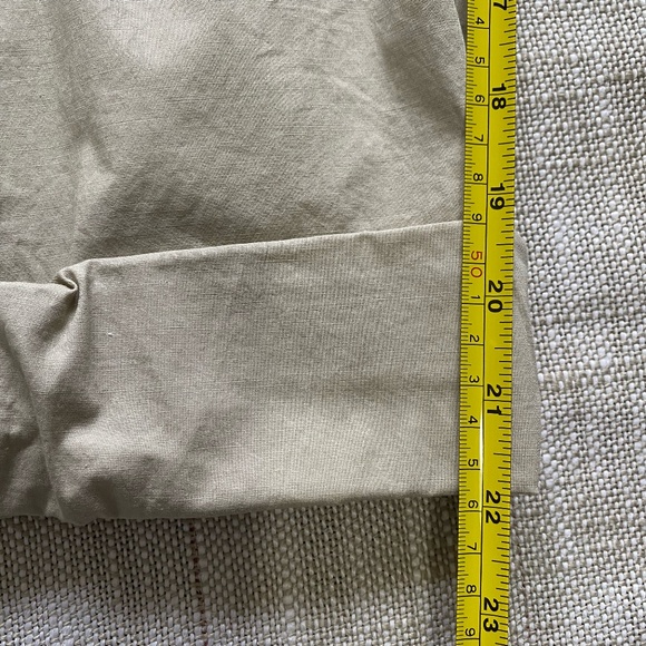 Iyla Beige Converter Cotton Pull On Weekender Casual Vacation Pants- Sz-2X - Picture 14 of 16